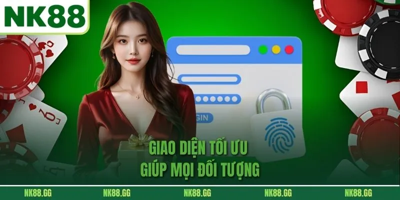 Giao diện tối ưu giúp mọi đối tượng